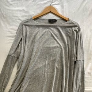 HATCH The Longsleeve Tee Size 0 Light Grey